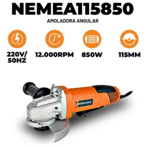 AMOLADORA NEBRASKA 115 850W  NEMEA115850
