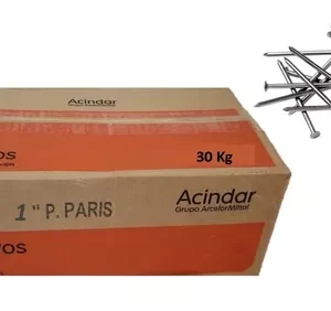 CLAVO ESPIRALES ACINDAR 1' X 20K NO Precio x 1KG
