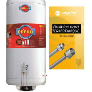 Termotanque Ecotermo 70Lts +  Flexible Listo para Conectar!!