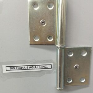 BISAGRA. FICHA 5 AGUJ.REV. 2X5X1,5 CINC 8250