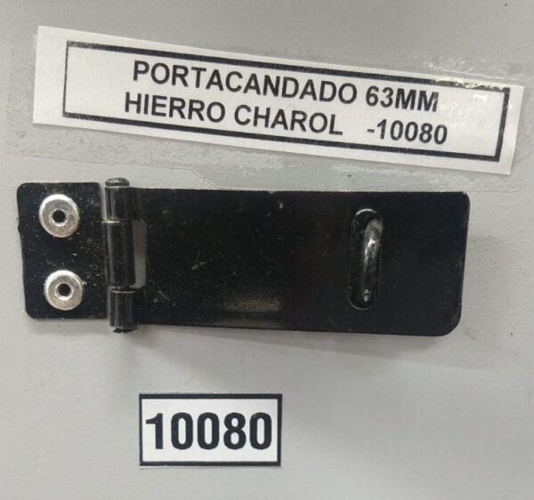 PORTACANDADO 63MM HIERRO CHAROL -10080