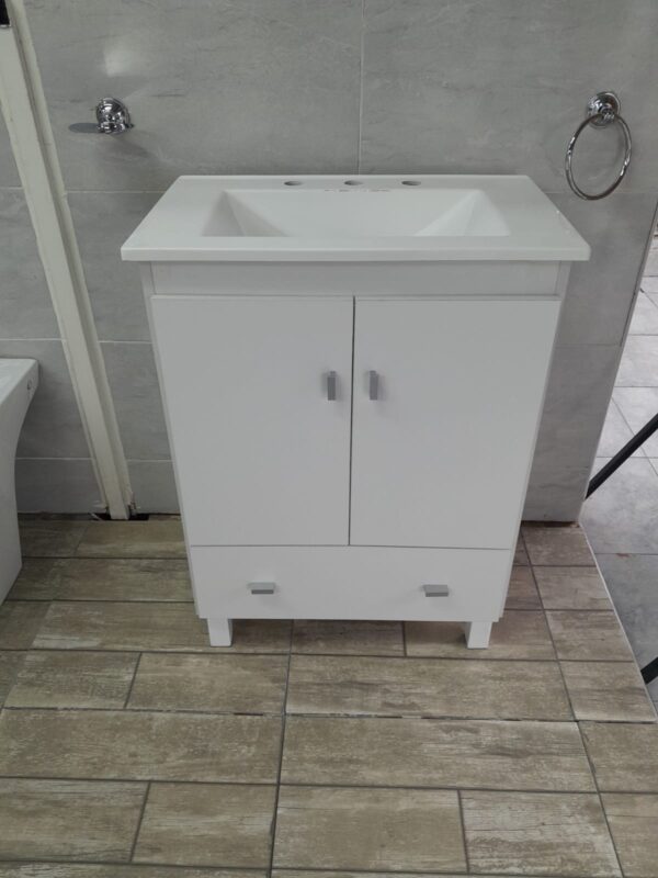 VANITORY LOFT PRACT.BCO. 60CM C/MESADA 3AGJ