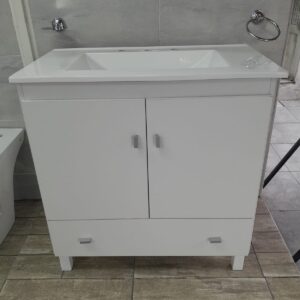 VANITORY LOFT PRACT.BCO. 80CM C/MESADA 3AGJ