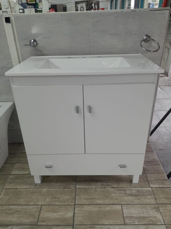 VANITORY LOFT PRACT.BCO. 80CM C/MESADA 3AGJ
