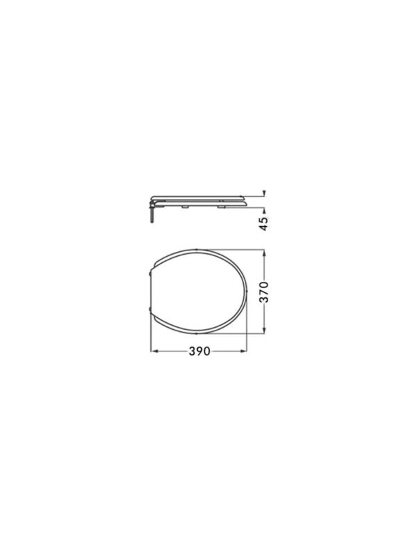 ASIENTO MDF JC" LAQUEADO BCO ANDINA CORTO" - Imagen 2