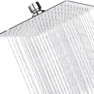 FLORON CUADRADO (15x15cm) ACERO INOX. ANTICALCAREO (799)