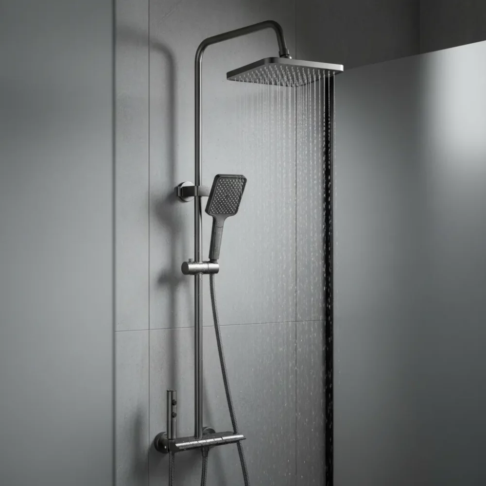 Ducha satinada con teclas 3