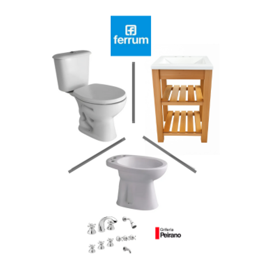 KIT DE GRIFERIA PARA BAÑO COMPLETO (1)