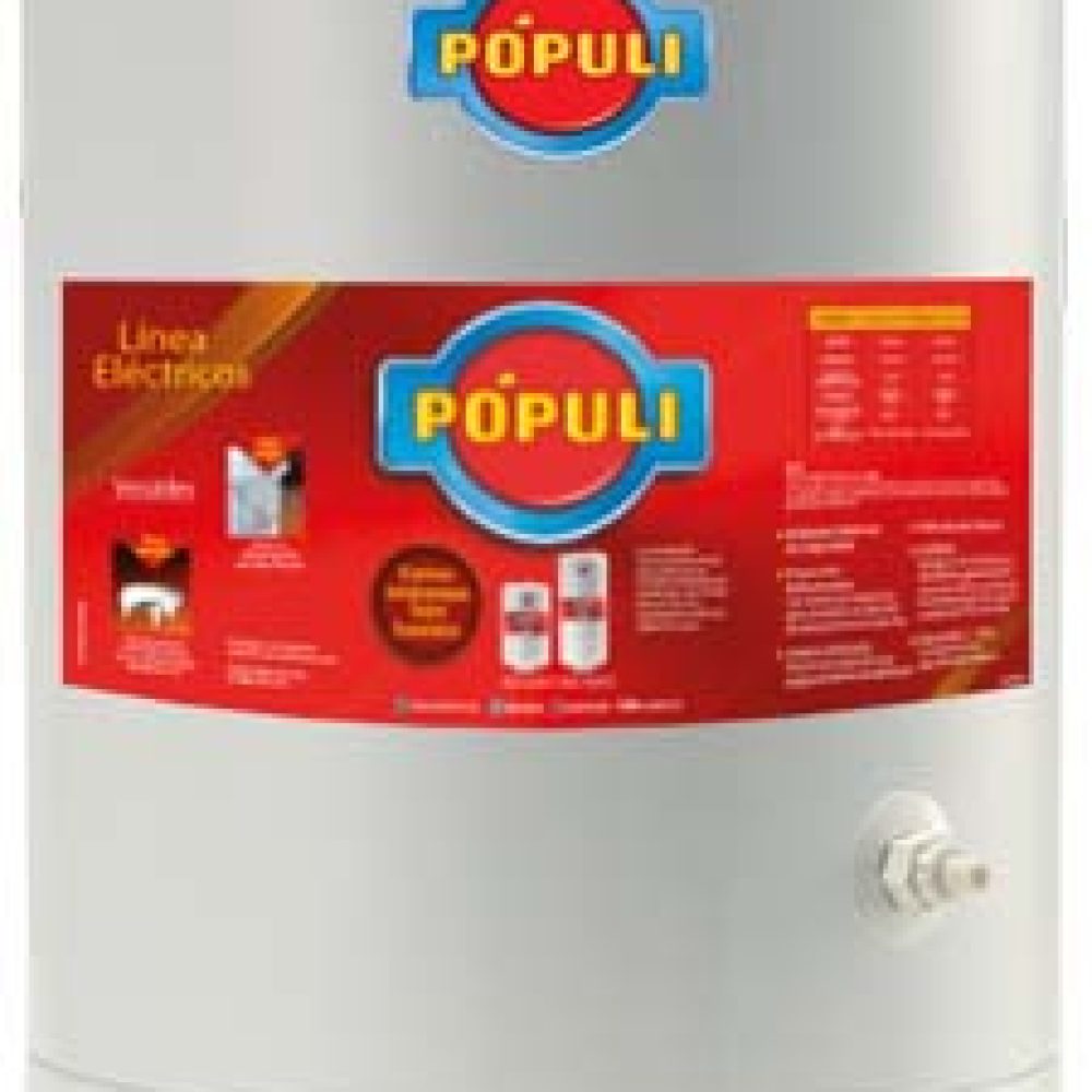 termotanque ecotermo populi 53 electrico superior