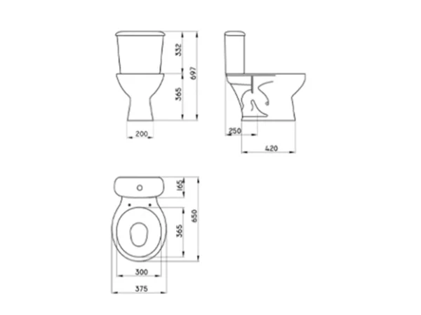 INODORO ANDINO APOYO BCO- 4.5LT IALQ-B - Imagen 2