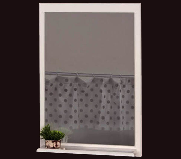 ESPEJO LOFT BCO C/REPISA FIJA 40X60 CM