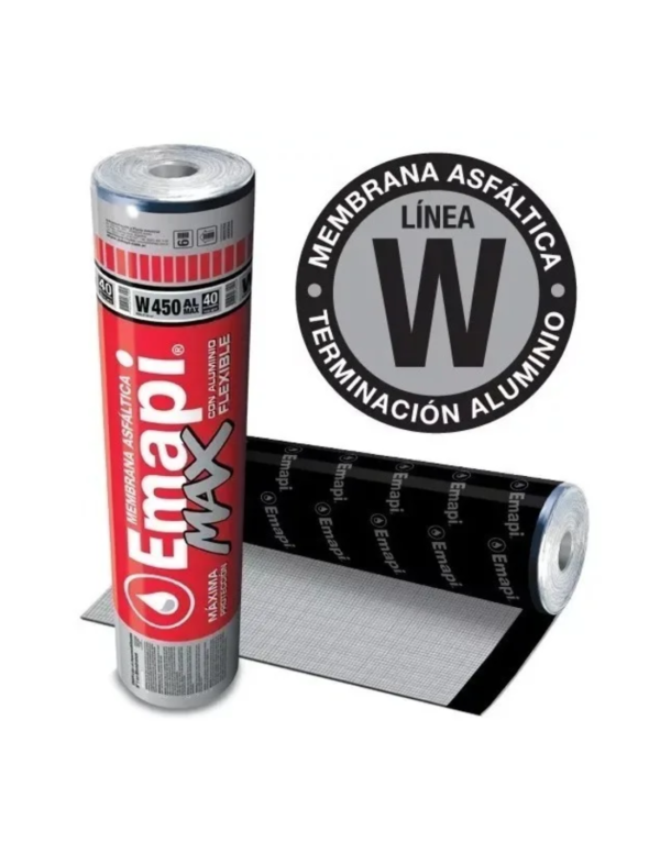 MEMBRANA C/ALUMINIO NRO 4 X 10MT. 30K-W350