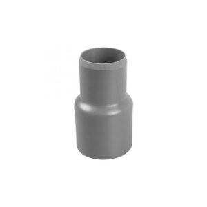 CUPLA REDUCCION PVC 90º63MM CELESTE/GRIS