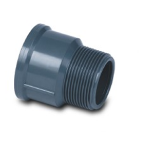 MANGUITOS PVC C/ROSCA 40MX1.1/4'