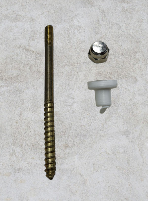 TORNILLO P/INODORO CABEZA CROMADA. 22X80 - Imagen 2